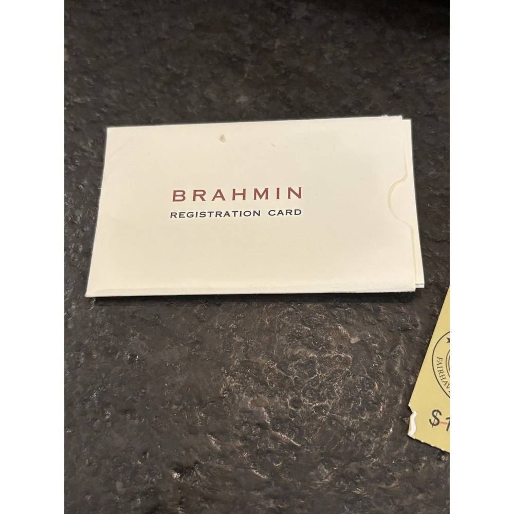 Brahmin Python Embossed Leather Clutch - image 2